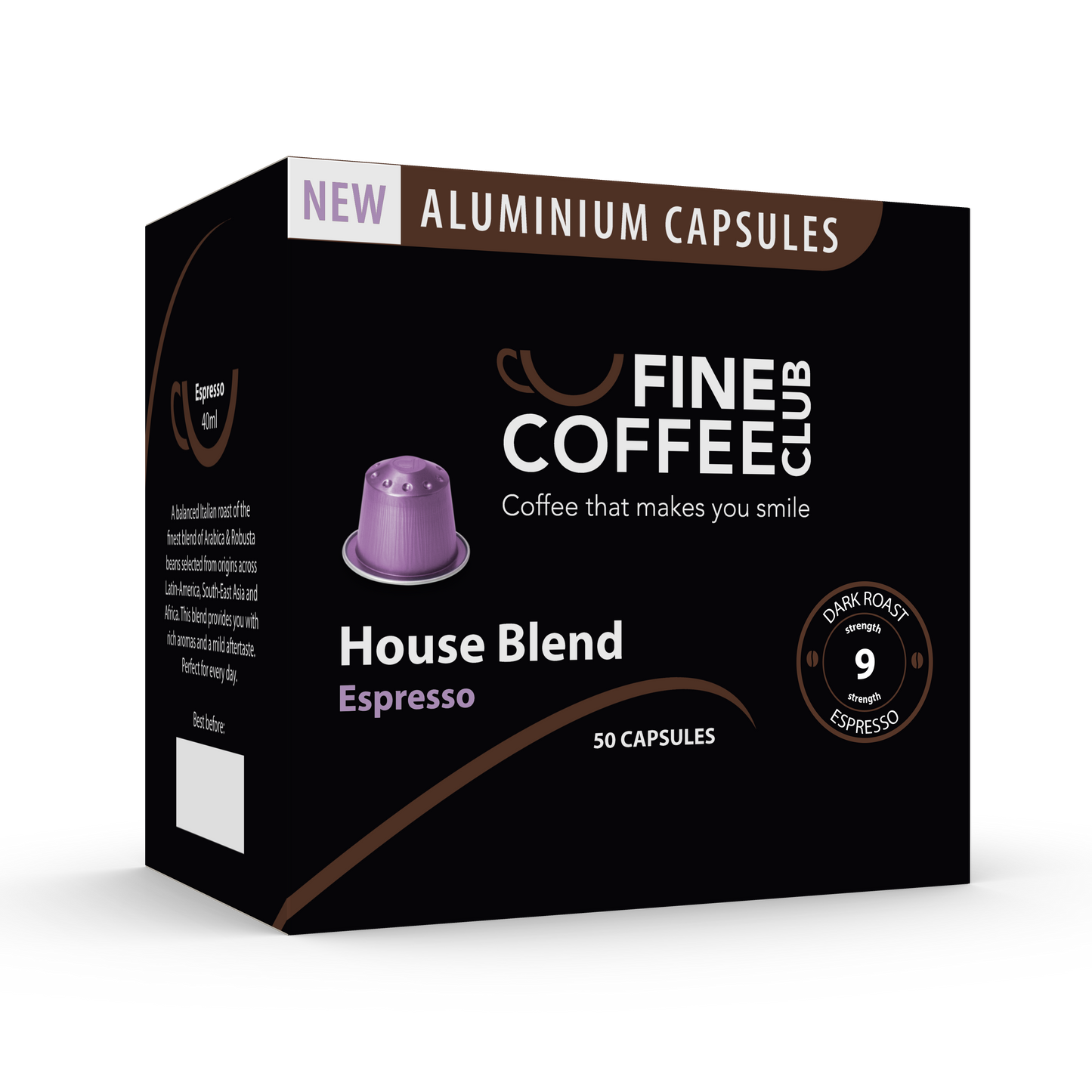 House Blend Aluminium  (50 capsules)